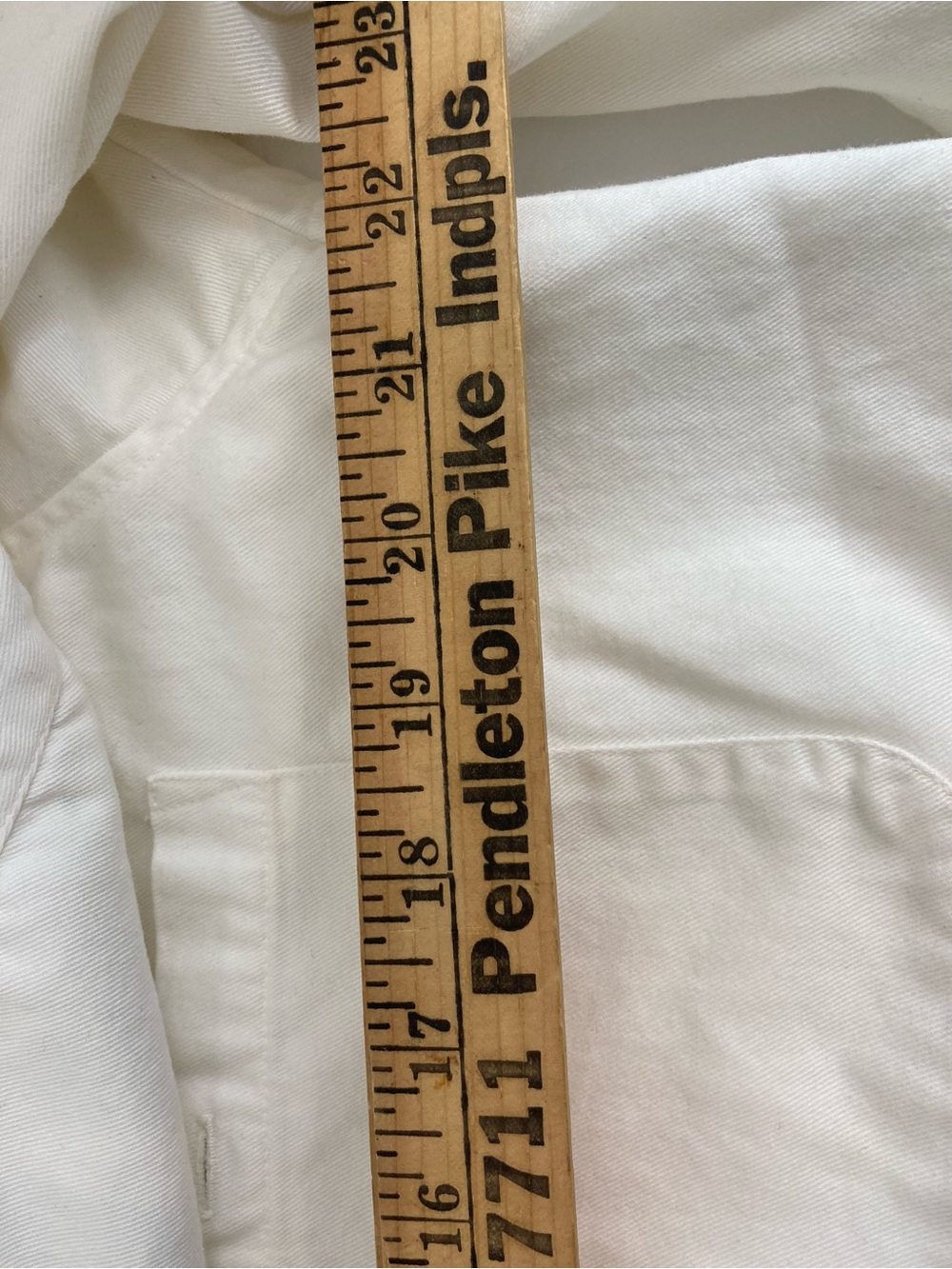 Vintage Pepsi Logo Button Down Shirt XL White Cotton Oxford Embroidered USA - Picture 15 of 16